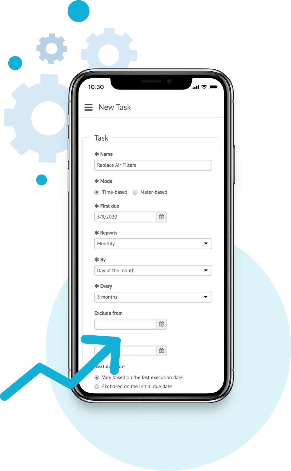 new task mobile screenshot