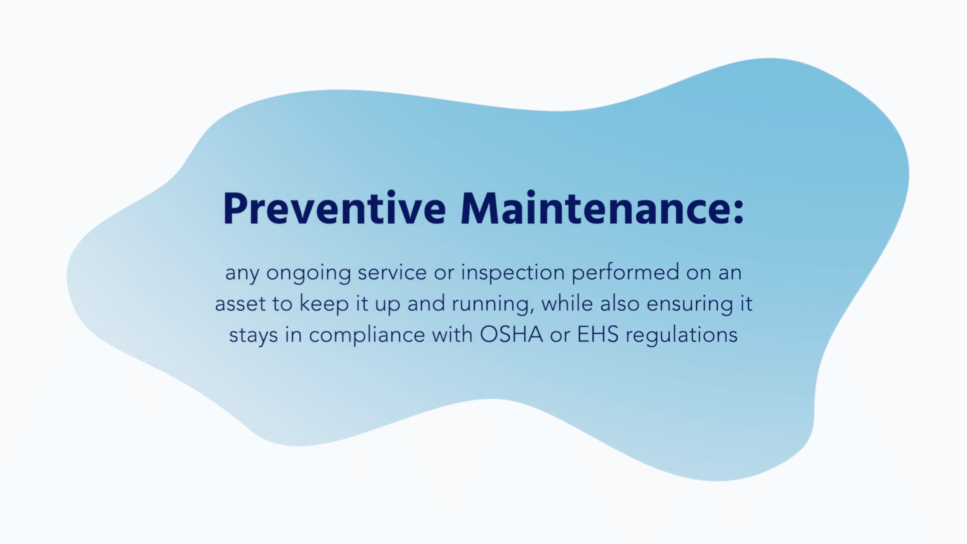 [Hidden] Preventive Maintenance